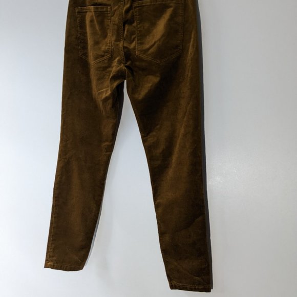 BNWT Banana Republic Mid Rise Skinny Ankle Cords Brown Tan Size 27 Short - Picture 5 of 10
